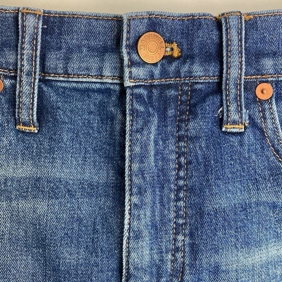 Madewell NWT High Rise Cuffed Denim Shorts 28 Glenoaks Raw Hem Coastal Cowgirl - Picture 10 of 16